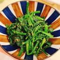 Miporin☆15's cooksnap of when they made ごま香るほうれん草のごま和え.