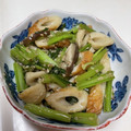 ベーグリアン's cooksnap of when they made かぶの葉とちくわと椎茸の炒め煮びたし.