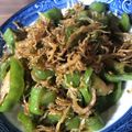まんまーるさん's cooksnap of when they made 簡単、時短！しらすとピーマンの炒め物.