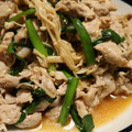けいさく's cooksnap of when they made 豚コマとニラとエノキのピリ辛炒め.