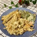サヤスカマカン's cooksnap of when they made ∴えのきと大葉のかきあげ∴.