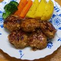 プルンバゴ's cooksnap of when they made 豚挽き肉で♪ふわふわお豆腐入りつくね.