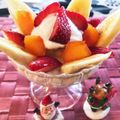 マールマル's cooksnap of when they made カスタードプリンdeプリンアラモード♪.