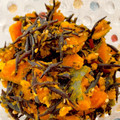 ★モニラ★'s cooksnap of when they made かぼちゃとひじきのごま和え.
