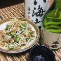 料理男子部's cooksnap of when they made オクラとみょうがとシラスの梅和え.
