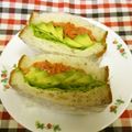 龍青空ママ's cooksnap of when they made サーモンとアボカドのサンドイッチ.