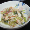 ｛・ＭＩＨＯ's cooksnap of when they made 春を先取り！！ミツバとエノキの梅肉和え.