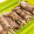 キュキュットさん's cooksnap of when they made レンジで簡単！豚しゃぶ肉のもやし巻き♪.