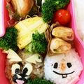 ゆかめろ36's cooksnap of when they made アナ雪オラフとスヴェンのキャラ弁　デコ弁.
