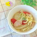 hikarin♪'s cooksnap of when they made スプーンで食べるワンポットパスタ.
