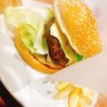 みてみてー！'s cooksnap of when they made 冷凍保存で簡単☆ハンバーガー(パテ).
