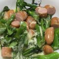 blue_apron's cooksnap of when they made ブロッコリーとウインナーのチーズ焼き.