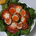 テレワーク男's cooksnap of when they made 飾り切り（人参・キュウリ）お弁当に♪.
