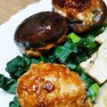 あーｍｂ's cooksnap of when they made 丸ごとジューシー椎茸の肉詰め.