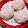 クックUP32UG☆'s cooksnap of when they made 材料２つ！簡単バナナスコーンｏｒ蒸しパン.