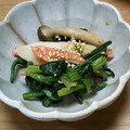 みぃくんのママ's cooksnap of when they made ほうれん草・ぶなピーとカニかまの和え物♪.