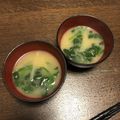 四児のハハ's cooksnap of when they made 青パパイヤとワカメの味噌汁.