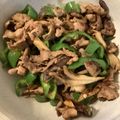 caruga's cooksnap of when they made すぐ完成！カリカリ豚バラピーマン炒め.