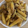 ポメちょん's cooksnap of when they made お弁当にも！スティック☆大学いも.