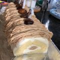 クック3UCYDI☆'s cooksnap of when they made 簡単ロールケーキでモンブラン.