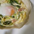 ゆるりー's cooksnap of when they made アスパラガスと温泉卵のたらこスパゲッティ.