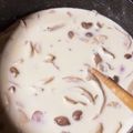 おねんどお母さん's cooksnap of when they made たっぷりキノコとベーコンのクリームスープ.