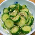 プルンバゴ's cooksnap of when they made 白だしで＊キュウリの浅漬け＊.