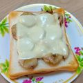 ＊なぁ＊'s cooksnap of when they made 完熟バナナで☆甘うまバナナチーズトースト.