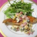 朝まと's cooksnap of when they made 鮭のムニエル☆簡単カラフル野菜ソース☆.