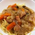 クック甘党。's cooksnap of when they made 風邪撃退＆大量消費！白菜のくたくた煮.