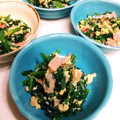 スチニャン's cooksnap of when they made ほうれん草とベーコンの玉子炒め♡.