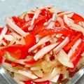 こむぎぱくぱく's cooksnap of when they made レンジで簡単☆パプリカとハムのマリネ.