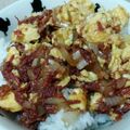 ｋａｒｉｎｒｉｎ's cooksnap of when they made コンビーフ&卵丼.