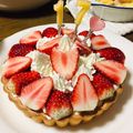 かなハル's cooksnap of when they made 簡単！レアチーズいちごタルト.