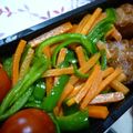 のすけのすけ's cooksnap of when they made お手軽♪緑黄色野菜♪ピーマンと人参の炒め.