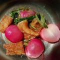 inLondon's cooksnap of when they made ラディッシュと油揚げの炒めもの.
