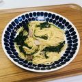 Asato★'s cooksnap of when they made ほうれん草の和風パスタ.