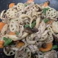 クックB7BZ2F☆'s cooksnap of when they made 簡単★シャキシャキ！蓮根の胡麻味噌炒め.