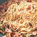 マム's cooksnap of when they made しいたけとベーコンのバターしょうゆパスタ.