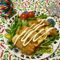 クレイプメートル's cooksnap of when they made 豆腐の豚肉巻き★照り焼きマヨソース★.