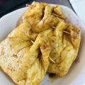 優木星's cooksnap of when they made ジューシー♪バターもやし巾着.
