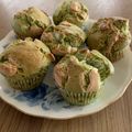 ここたまめぐ's cooksnap of when they made 抹茶とホワイトチョコの絶品マフィン！＊.
