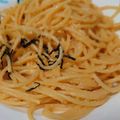 悠まま26's cooksnap of when they made 辛子明太子パスタ♪簡単たらこパスタ和風.