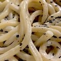 MULA's cooksnap of when they made レンジで簡単、ごまマヨ麺つゆのうどん！.