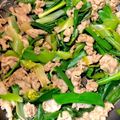 ふぅさん。's cooksnap of when they made にんにくの葉と豚肉炒め.