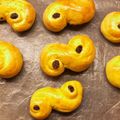 uerige's cooksnap of when they made ルッセカッテル（サフランパン）.