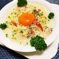 辰夫女子's cooksnap of when they made HOTカルボナーラがゆ.