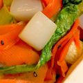 9ma9ma's cooksnap of when they made チンゲン菜とこんにゃくの甘辛炒め.