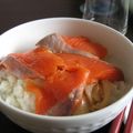 miibr's cooksnap of when they made 簡単美味♪サーモンのマヨタマ丼！.