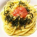 ミッキーこむぎ's cooksnap of when they made 一発たらこクリームパスタ♡Amway.